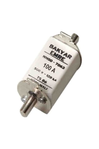 100A Nh 00 Boy Buşon Kofra 100 Amper Sigorta