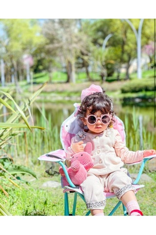 3-8 Yaş Cool Ayıcık Çocuk Güneş Gözlüğü 400 Uv Koruma -koyu Pembe