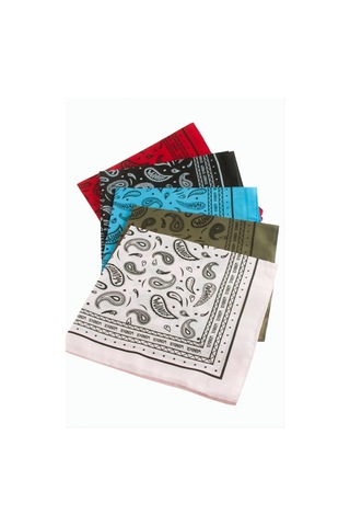 Çini Desenli Keten Bandana 50 50