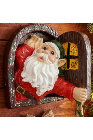 Yılbaşı Fenerli Cam Cüceleri Çifti Noel O115 2 Li