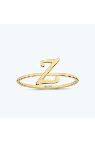 Altınbaş Altın Z Harfi Yüzük Zyzıntgk01-25295 Renkli