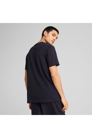 Puma Ess No. 1 Logo Tee Erkek Regular Fit Baskılı T-shirt 68253316 SIYAH
