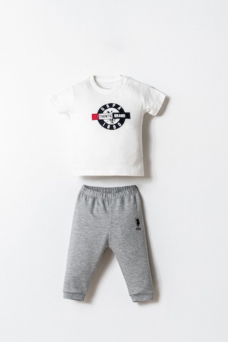 U.s. Polo Assn. Erkek Bebek Gri 3lü Takım Gri