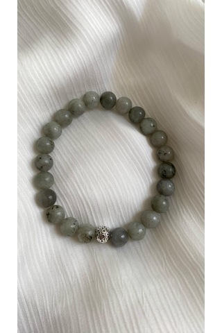 8mm Labradorit Doğal Taş Bileklik Çok Renkli