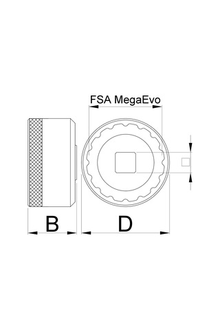 Unıor Orta Yatak Sökme Anahtarı Megoevo 1671.mevo Fsa Megaevo