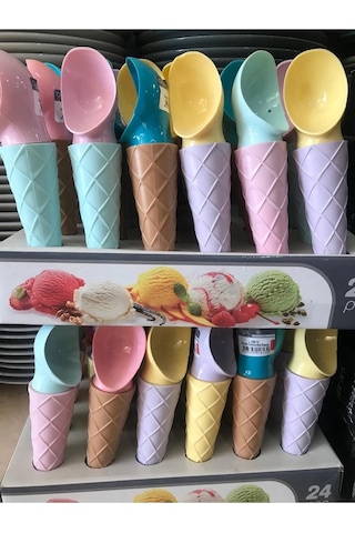 Kornet Dondurma Kaşığı L 613 Acı Kahverengi