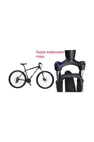 Salcano Ng Team200 29 Jant 21 Vites Hidrolik Fren 21 Kadro Dağ Bisikleti Siyah Mavi Siyah - Gümüş