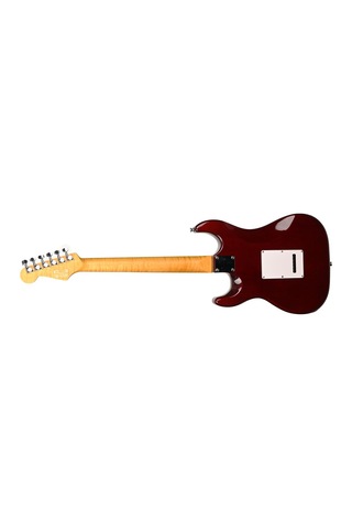 Guson Superstrat Hss Elektro Gitar Quilted Mavi