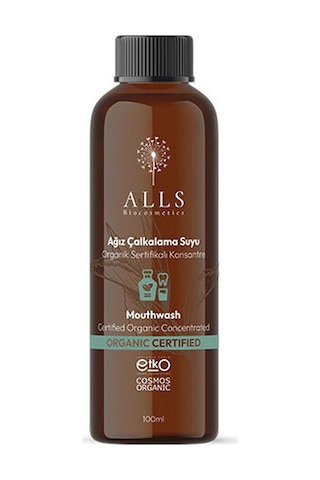 Alls Biocosmetics Organik Sertifikalı Konsantre Ağız Çalkalama Suyu 100 Ml