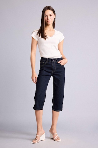 Defacto İndigo Kapri Jean Pantolon I0177ax26hsnm82 Mavi-nm82