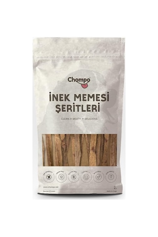 Chompo İnek Memesi Çubukları 100% Doğal Katkısız Köpek Ödül Maması 100 Gr / Tek İçerik