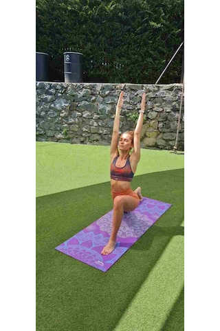 Slazenger Yoga Mat Mor 173*61 cm - 4 mm Çok Renkli