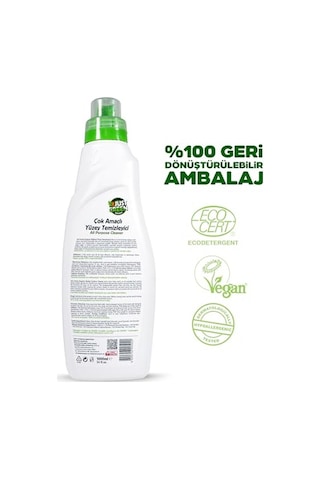 Just Green Organic Doğal Çok Amaçlı Temizleyici Sprey, Bebek Ve Evcil Hayvan Alanlarına Özel Hipoalerjenik Genel Y