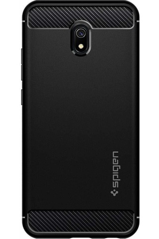 Spigen Redmi 8a İle Uyumlu Kılıf Rugged Armor Matte Black