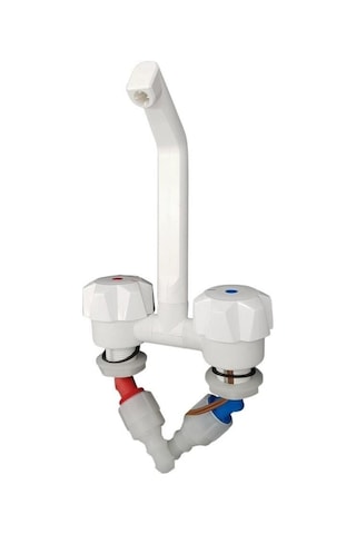 Comet Deluxe Katlanır Sıcak/soğuk Musluk 12v Switch - Beyaz-1560