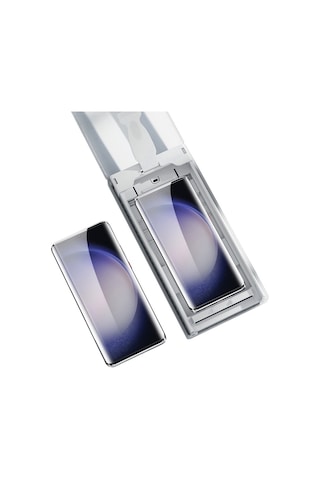 Samsung Galaxy Uyumlu S24 Ultra Zore Uygulama Aparatlı 6in1 Easy Body Ekran Koruyucu