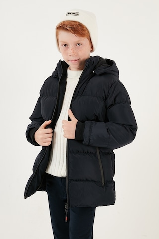 Lela Içi Peluş Astarlı Çıkarılabilir Kapüşonlu Şişme Erkek Çocuk Mont 5763038 Lacivert
