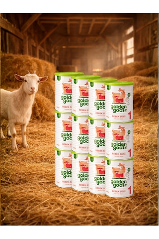 Golden Goat 1 Numara Bebek Sütü Keçi Sütü 400 G 12 Adet