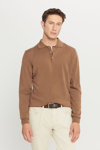 AC&Co / Altınyıldız Classics Altinyildiz Classics Erkek Vizon Standart Fit Normal Kesim Polo Yaka Triko 4A4923100003VIZXXL Vizon