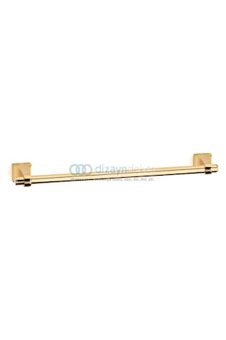 Line Uzun Yuvarlak Havluluk Gold Kaplama 60 Cm