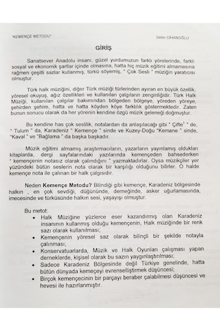 Kemençe Metodu-selim Cihanoğlu