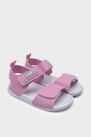Sanbe Snb501v5401 Pembe Unısex Çocuk Cırtlı Sandalet Pembe