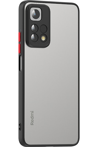Xiaomi Redmi Note 11 Pro 5g Kılıf Zore Hux Düğme Ve Kapak Zıt Renk Kılıf