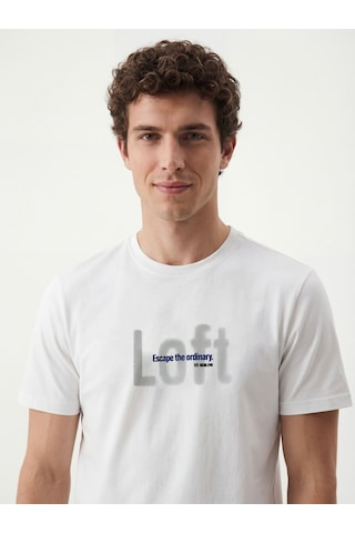 LOFT Regular Fit Erkek Tshirt K.kol Lf2042923 Q1.v1 Beyaz