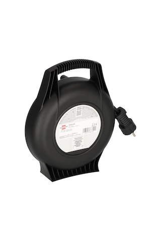 Brennenstuhl Vario-line Serisi 4 Soketli Emniyet Şartelli 10 Metre Makaralı Kablo 10 M