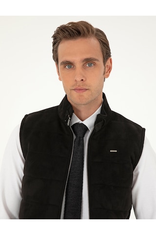 Pierre Cardin Erkek Siyah Deri Mont-kaban 50300552-001 Siyah