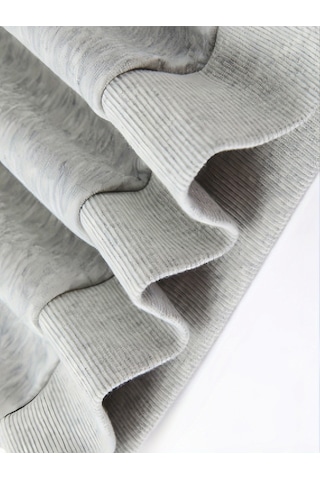 Uyguntarz Eternal Light Baskılı Oversize Çocuk Sweatshirt Gri