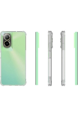 Butam Bilişim Realme 12 Lite Kılıf Nitro Anti Shock Silikon - Şeffaf Şeffaf