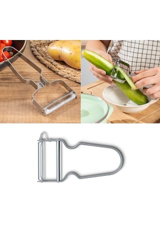 Porsima 16563-10 Paslanmaz Meyve Sebze Soyacağı Dilimleyici