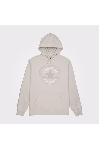 Converse Go-to All Star Patch Standard-fit Pullover Unisex Bej Hoodie
