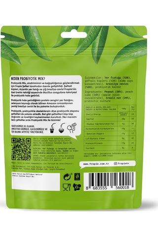 Fropie Karışık Kuruyemiş - Probiyotik Mix 3 x 75 G