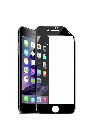 Iphone 6 Uyumlu Siyah Pet Full Ekran Koruyucu Siyah