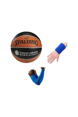 Basketbol Topu Tf150 7 Euroleague Tf150 5 Numara +basketbol Kolluğu+havlu Bıleklık