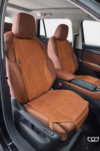 Bod Skoda Kodiaq Oto Koltuk Koruyucu Kılıf 2023-sonrası Latmos Serisi Taba