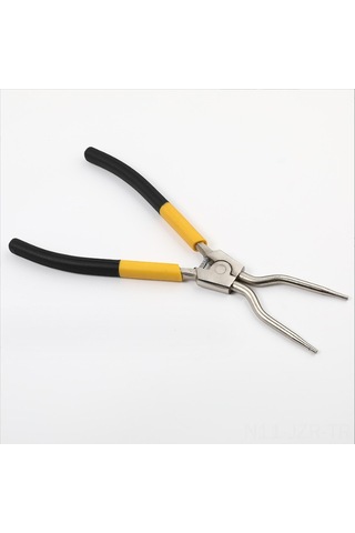 Geeroyoo 11 İnç Kırmızı Saplı Çelik Kanca Tırnaklı Pense - Samsung Lg Çamaşır Makinesi Tamiri İçin Uygun, Çok Amaçlı Donanım Aracı