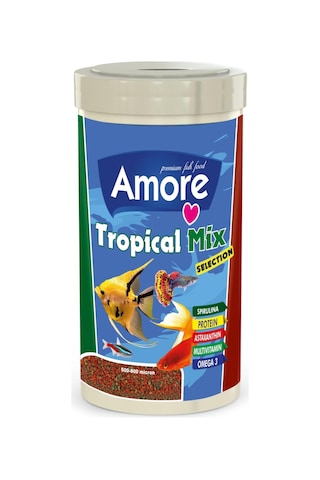 Tropical Mix Selection 1000ml Lepistes Moli Tetra Tropikal Akvaryum Balık Yemi