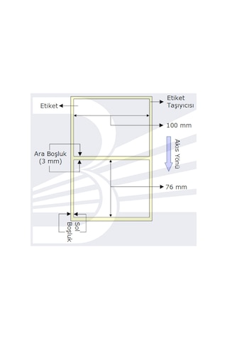 Pg Etiket 100mmx76mm Tek Kolonda 1li Toplam 570 Ad Vellum 1923