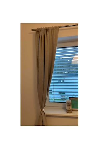 Modern Minimalist Perde Tokası - Dekoratif Perde Bağı Mandalı - Beyaz Fon Perde Tutucu 2 Adet Beyaz