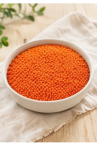 İpek Değirmen Kırmızı Yaprak Mercimek 1 KG Yerli Doğal Çorbalık Köftelik Taze