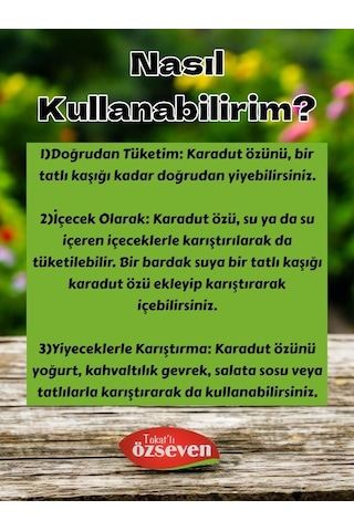 Özseven Karadut Özü 300gr
