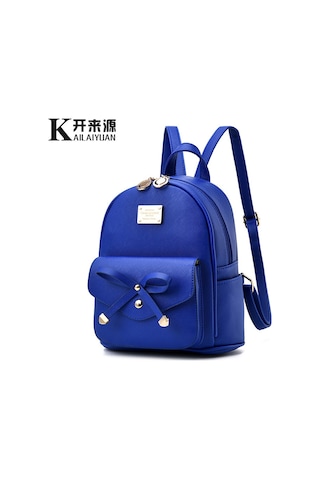 Neevoyu Kadınlar İçin Hafif Dışarı Aktiviteler Sırt Çantası - Yürüyüş, Seyahat İçin Dayanıklı Mavi Desen MAvi