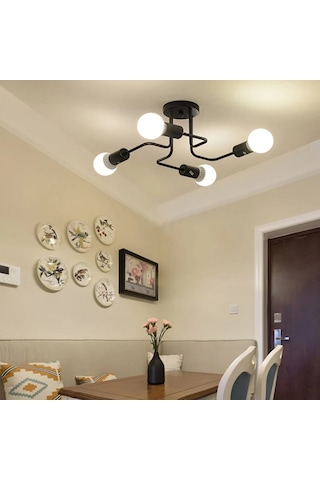 Sima Avize Retro Örümcek Avize 4 Kol - 8 Kol