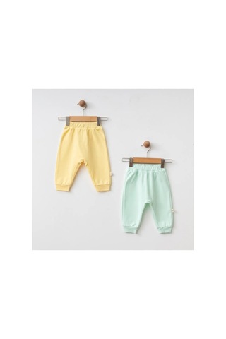 Eslenza Bebek 2'li Bady Pantolon - Sarı Ve Mint Yeşili