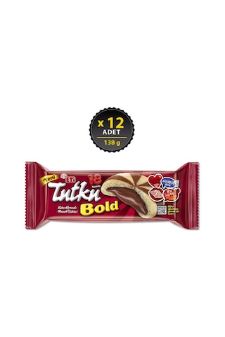 Eti Tutku Bold Kakao Kremalı Bisküvi 12 x 138 G