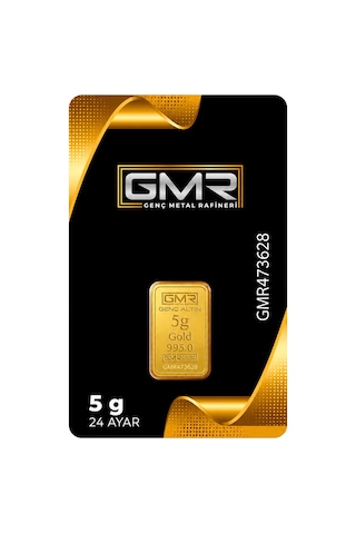 5 Gram Külçe Altın 24 Ayar