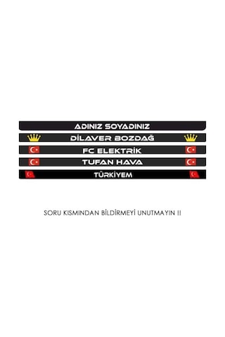 Kişiye Isme Özel Pleksi Isimli Plakalık Plaka Altlığı (2 Adet) 548332072